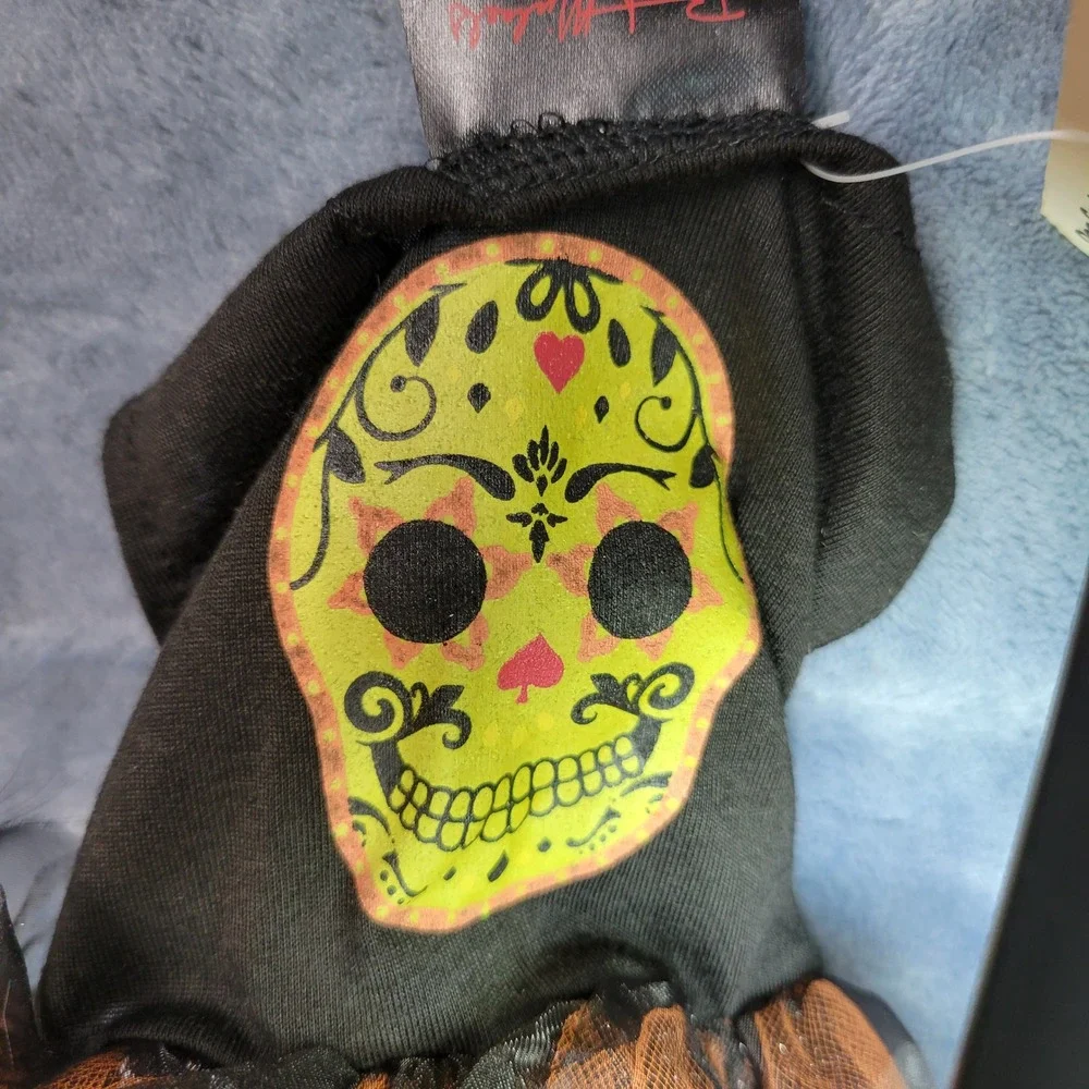 Bret Michaels Pets Rock Dog Halloween Costume X-Small Sugar‎ Skull
